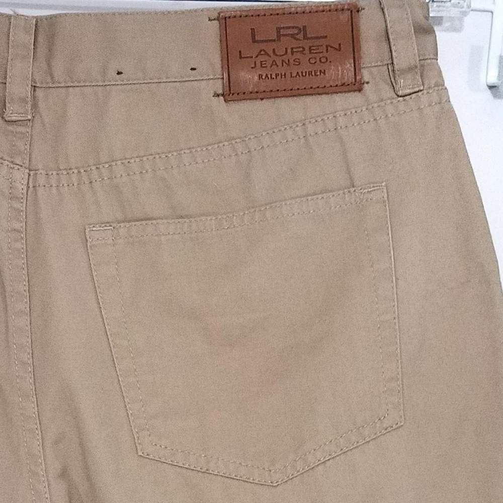 **SOLD** Ralph Lauren Tan Classic Mid-calf Capri